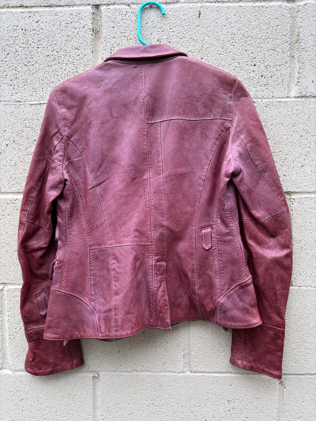 Vintage BLUR Red Leather Jacket - Women’s Small - Late 2000’s