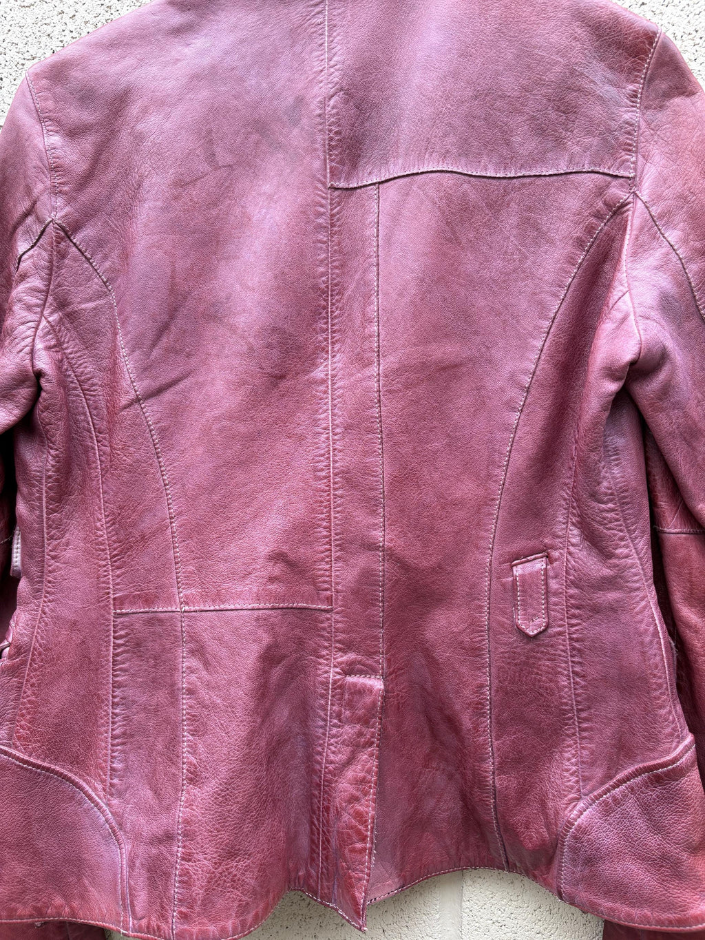 Vintage BLUR Red Leather Jacket - Women’s Small - Late 2000’s