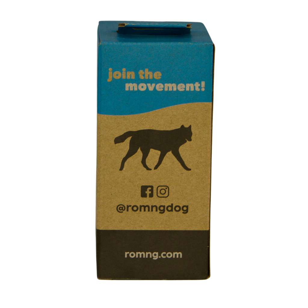 bio-based dog poop bags + bamboo dispenser | Supports Dog Rescues | 2DogsCreative