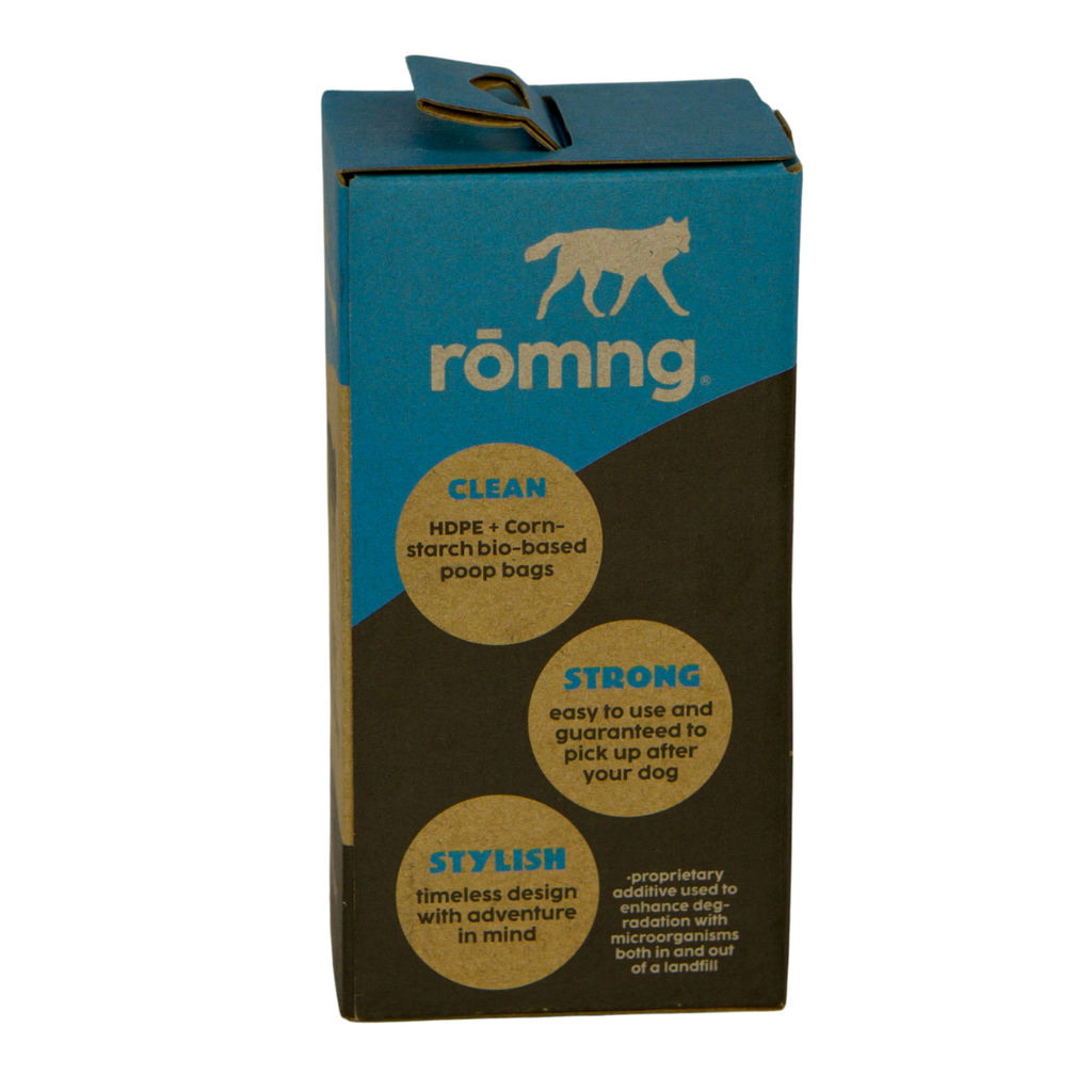 bio-based dog poop bags + bamboo dispenser | Supports Dog Rescues | 2DogsCreative