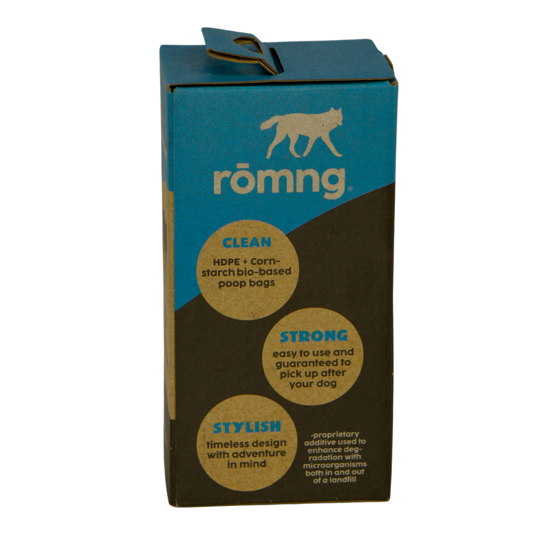 bio-based dog poop bags + bamboo dispenser | Supports Dog Rescues | 2DogsCreative
